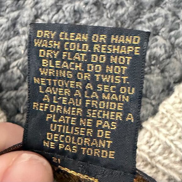 VTG Eddie Bauer Wool Blend Sweater Womens Large Beige Nordic Fair Isle Grandma - Picture 10 of 10